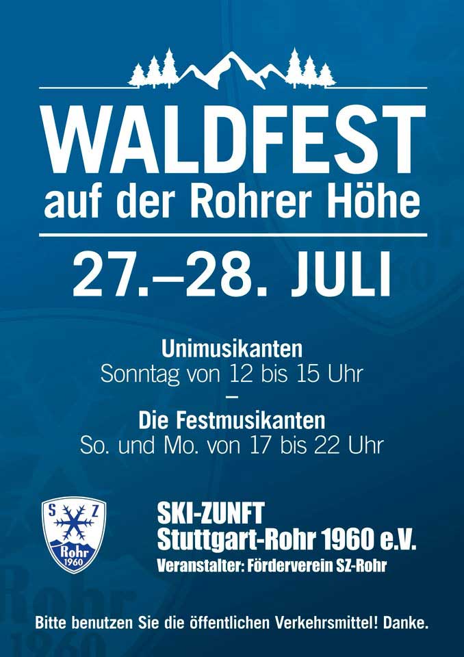 Bild-Waldfest-Ski-Zunft-Rohr-2025 Bild Festplatz Rohrer Höhe Stuttgart-Rohr / Waldfest der Ski-Zunft Rohr
