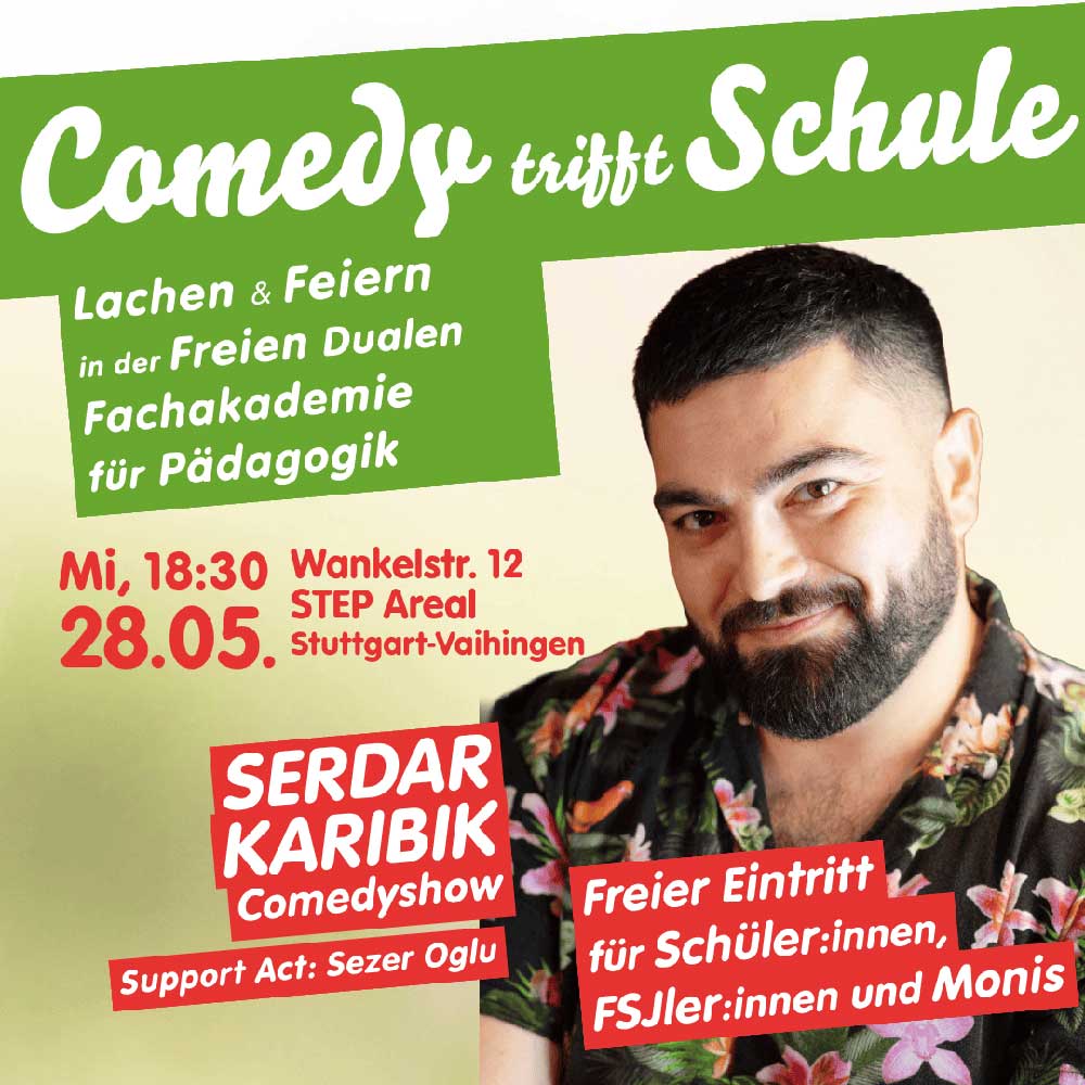 Bild-fdfp-comedy-trifft-schule Comedy trifft Schule – Serdar Karibik in Stuttgart-Vaihingen
