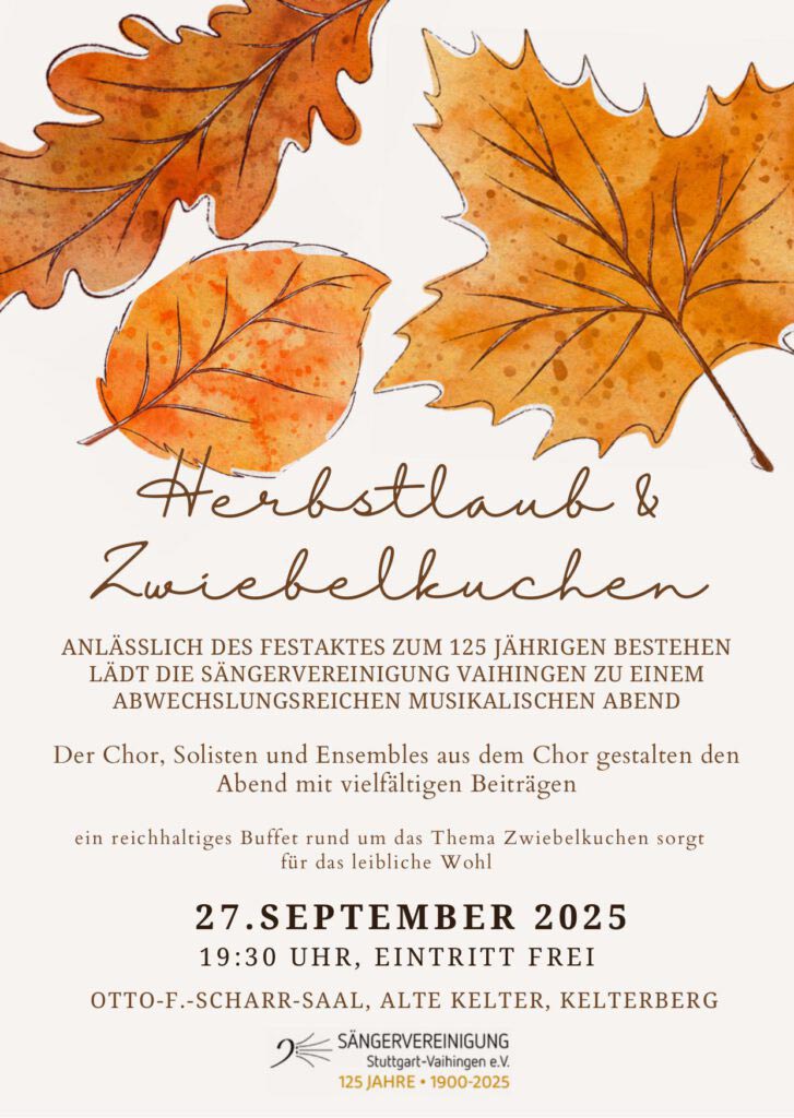 Herbstlaub_Einladung-Saengervereinigung-Stuttgart-Vaihingen Herbstlaub & Zwiebelkuchen – Sängervereiniung Stuttgart-Vaihingen