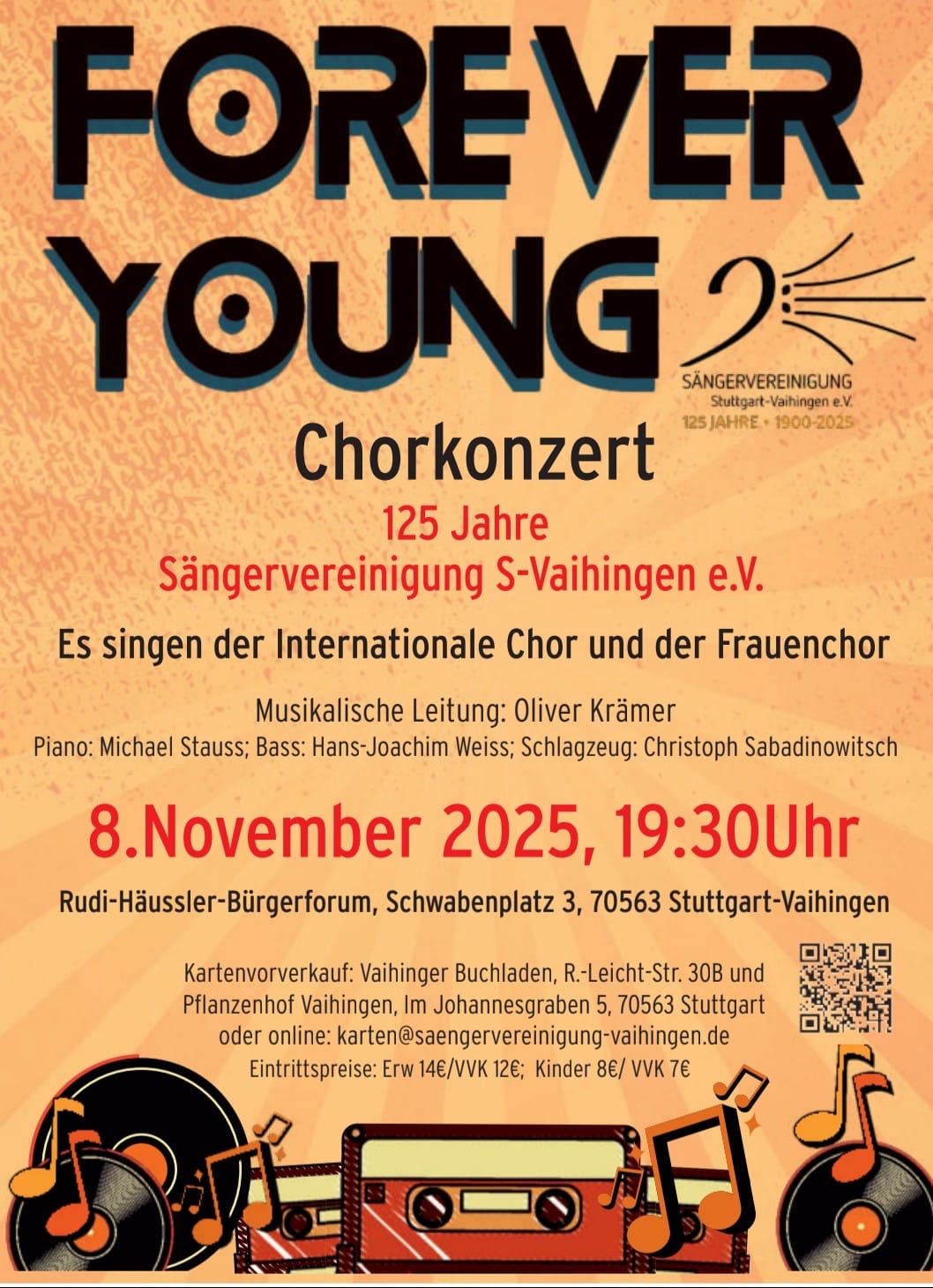 Konzert-Forever-Young-2025 Jubiläumskonzert Forever Young – Sängervereiniung Stuttgart-Vaihingen