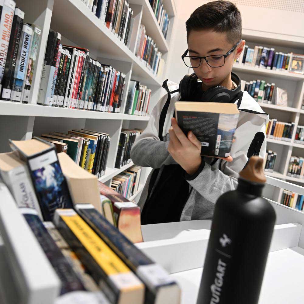 Veranstaltung Boys'Day in der Stadtteilbibliothek Suttgart-Vaihingen