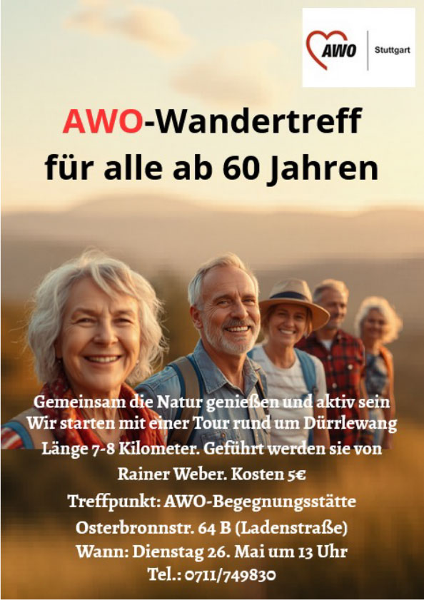 Bild-AWO-Wandertreff-Duerrlewang Bild AWO-Wandertreff in Dürrlewang