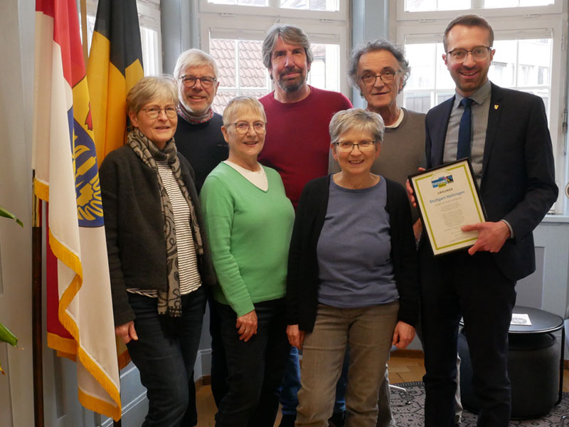 Foto: Die Fairtrade-Steuerungsgruppe für Stuttgart-Vaihingen 2026